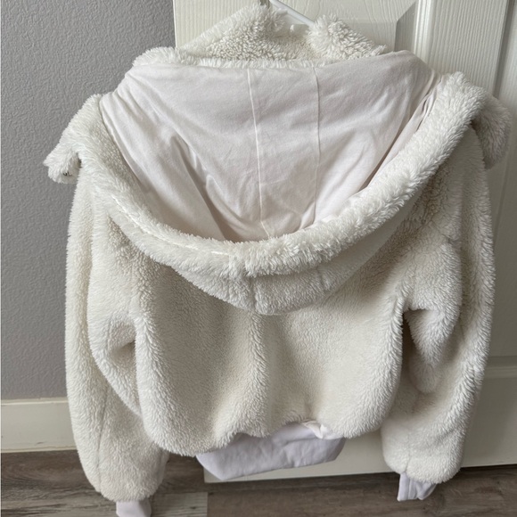 Alo Foxy Sherpa Jacket White XS - Picture 10 of 12